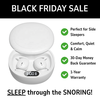 SnoreSilence™ Bluetooth Sleep Buds