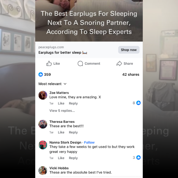 SnoreSilence™ Sleep Plugs